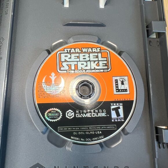 Nintendo Gamecube LucasArts Star Wars Rebel Strike Video Game Case Manual - Picture 3 of 8